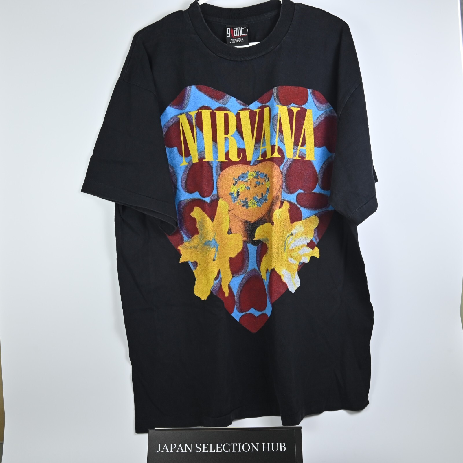 Nirvana Heart Shape Box T-Shirt Vintage Reprint Giant Tag Sz Nirvana Heart Shape Box T-Shirt Vintage Reprint Giant Tag Sz