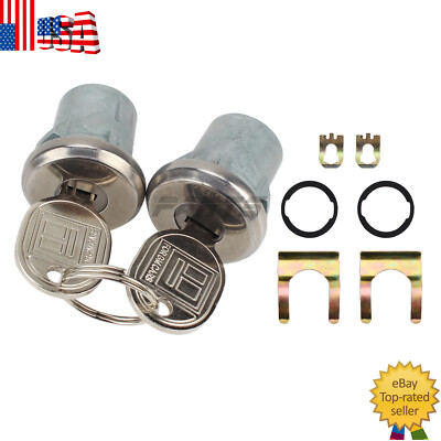 Door Lock Cylinder with Keys Replacement for Chevy Truck C10 C20 C30 1500 SUV US