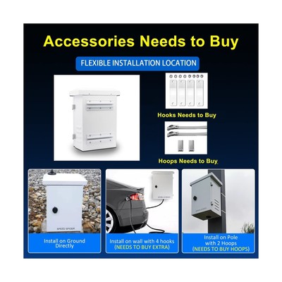 Outdoor Electrical Enclosure Equipment Box - 15.7 * 19.7 * 7.9" Universal IP ...