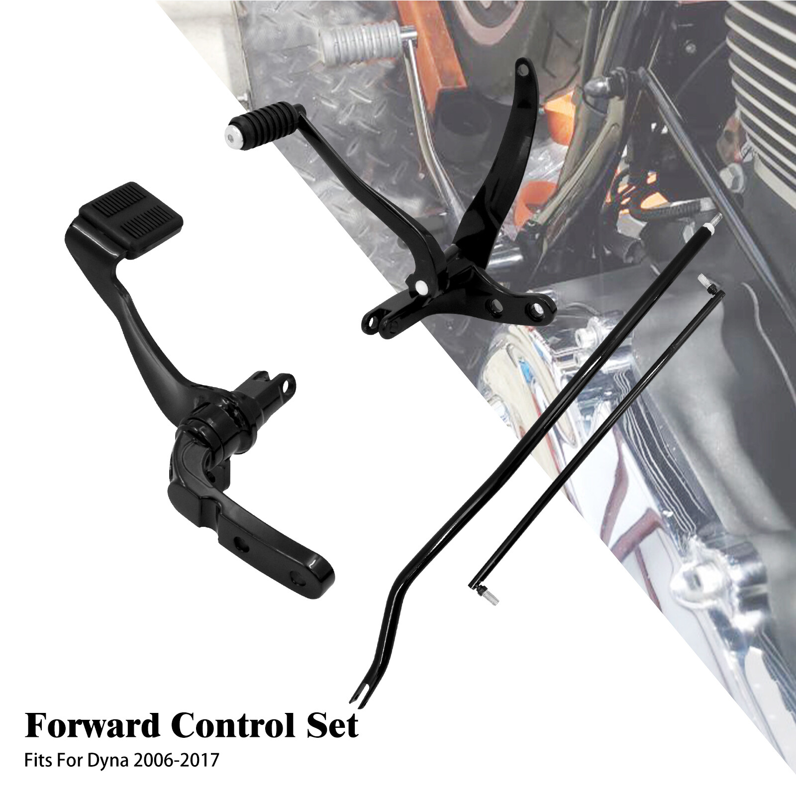 Complete Forward Controls Control For Harley Dyna Super Glide Street Bob 06-17