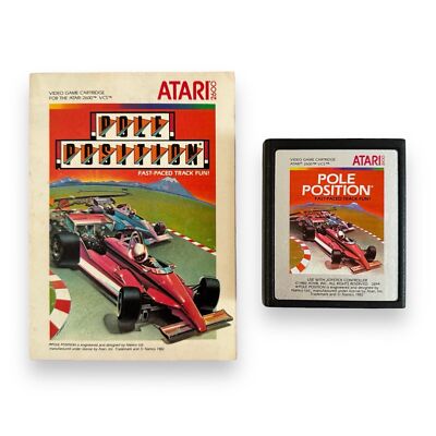 Atari 2600 Pole Position VTG 1983 Video Game