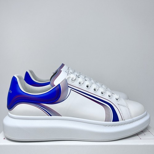 スニーカー Alexander Mcqueen White Blue Oversize Sneakers Alexander McQueen White & Blue Oversized Sneakers Alexander