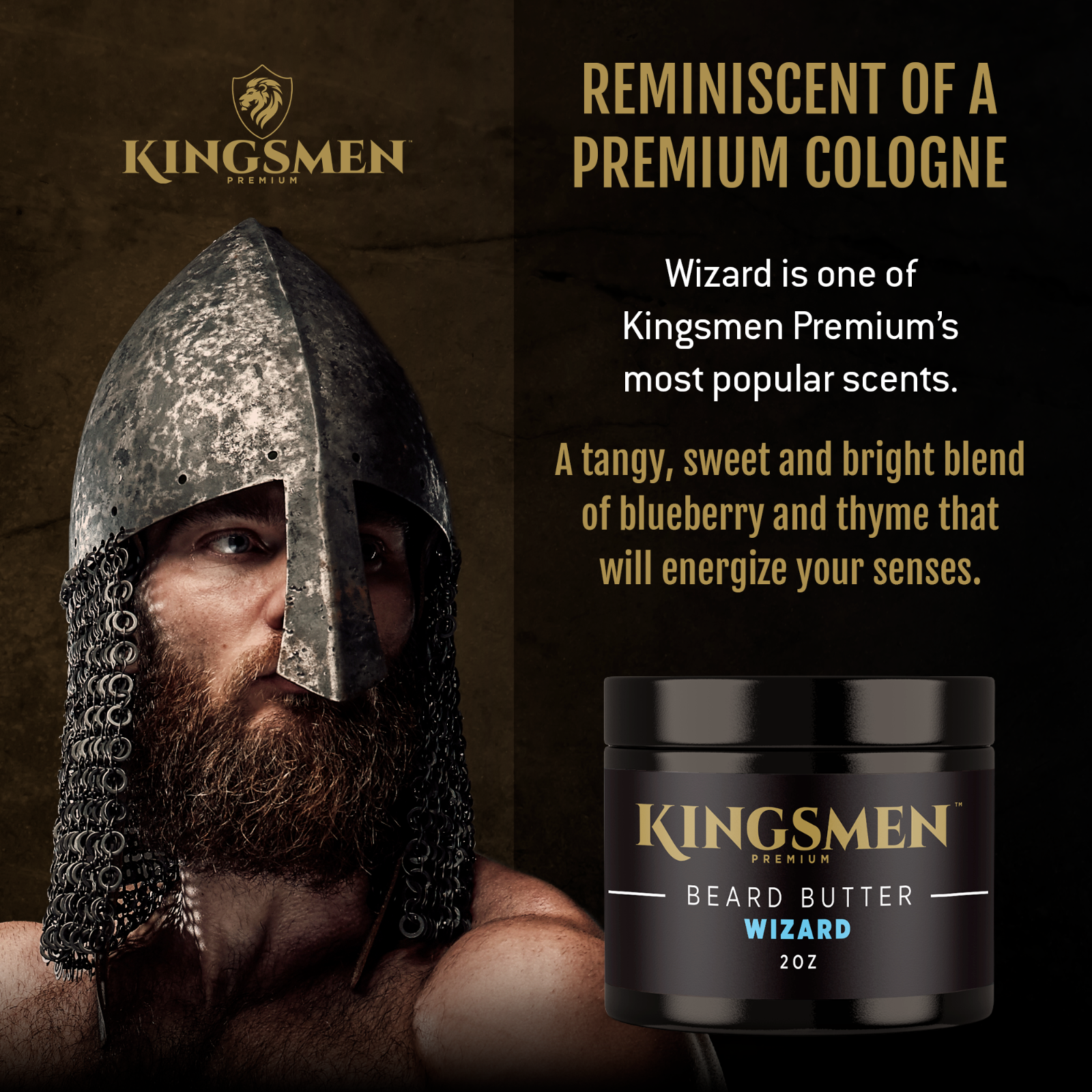Official Kingsmen Premium Manufacturer Listing: USA Hand-Crafted Beard Butter