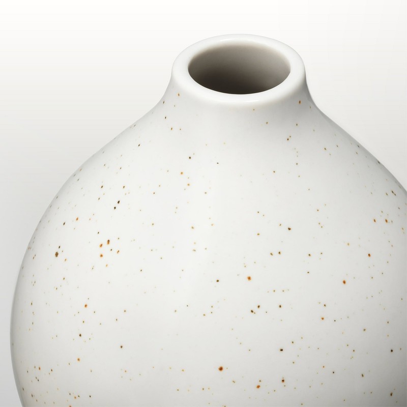 Ikea Vases Bowls Livsverk Vase White 12 Cm Ebay