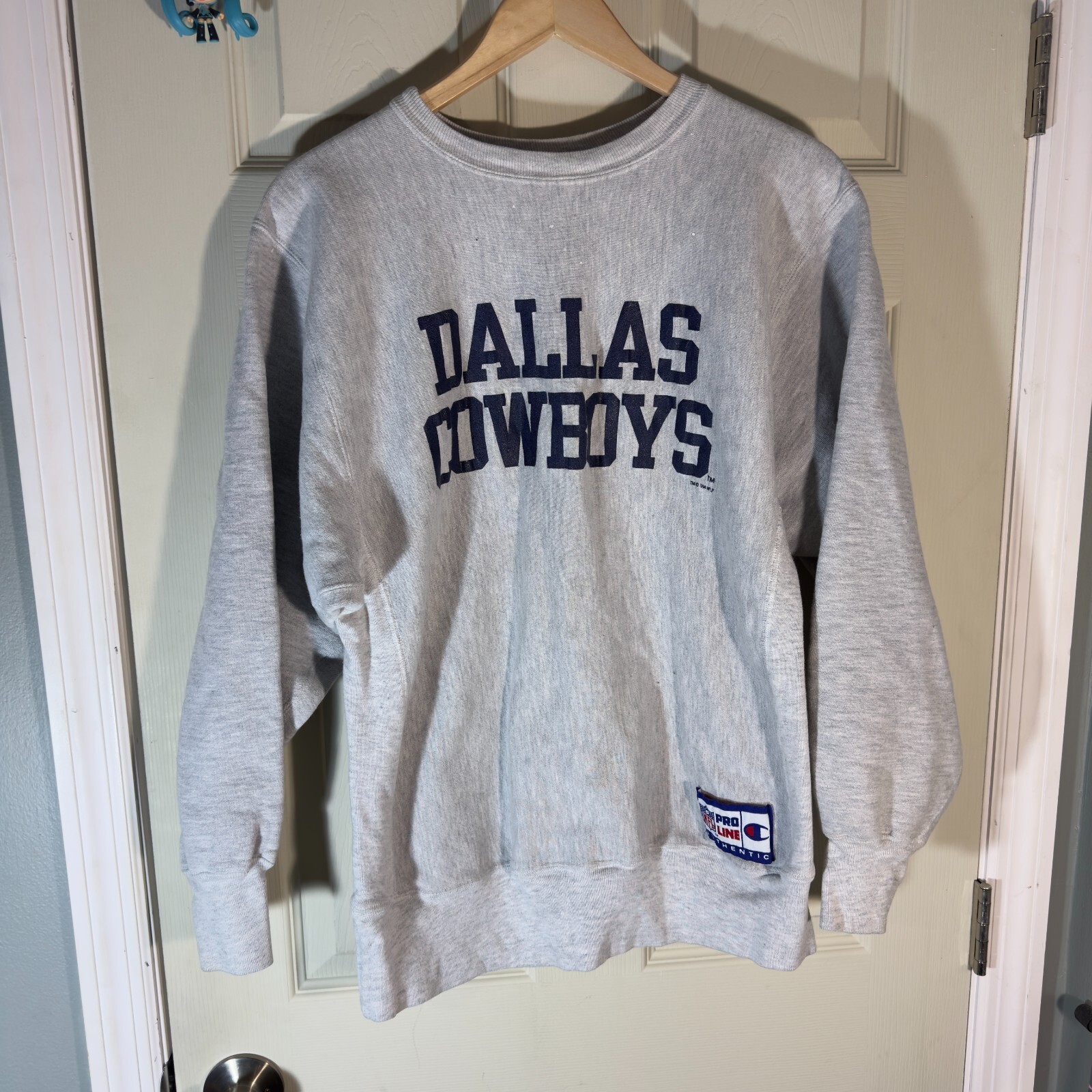 70s Champion®︎ Reverse Weave®︎ Cowboys Champion 70s REVERSE WEAVE Blue Single USAFA M Cotton Navy