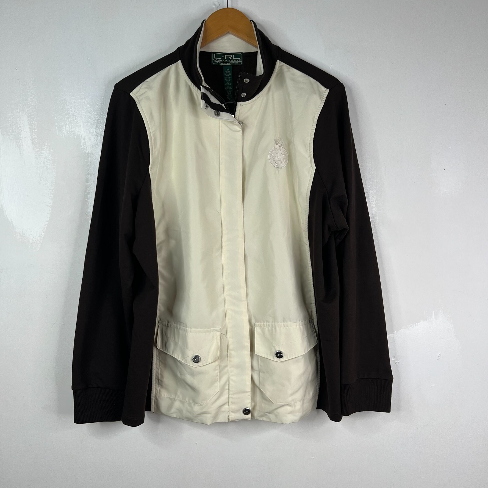 Lauren Active Ralph Lauren Jacket Womens Plus Sz 2X Brown