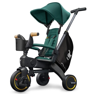 Open Box | Doona Liki Compact Folding Tricycle S5 (Racing Green)