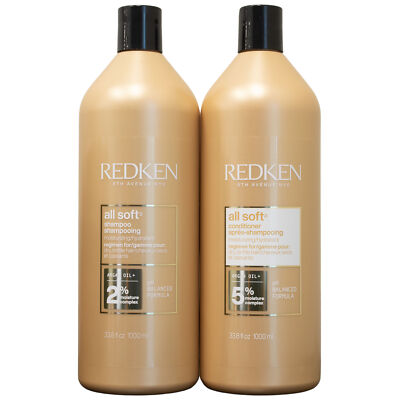 Redken All Soft Shampoo & Conditioner 33.8 oz Duo