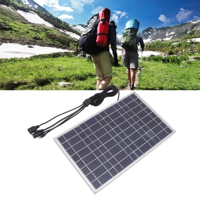 8V 15W Solar Panel High Efficiency Solar Charging Panel Outdoor Battery Charg