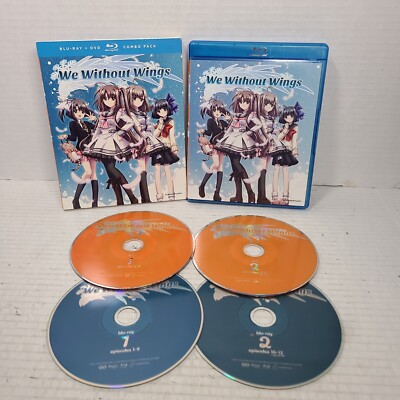 We Without Wings Anime Series (Blu-ray Disc/DVD, 2013, 4-Disc Set) w/ Slipcover