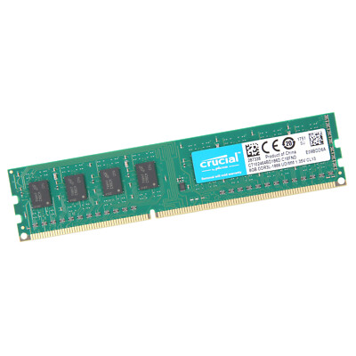 Crucial 8GB 1866MHz DDR3L NON ECC Unbuffered DIMM Desktop Memory CT102464BD186D