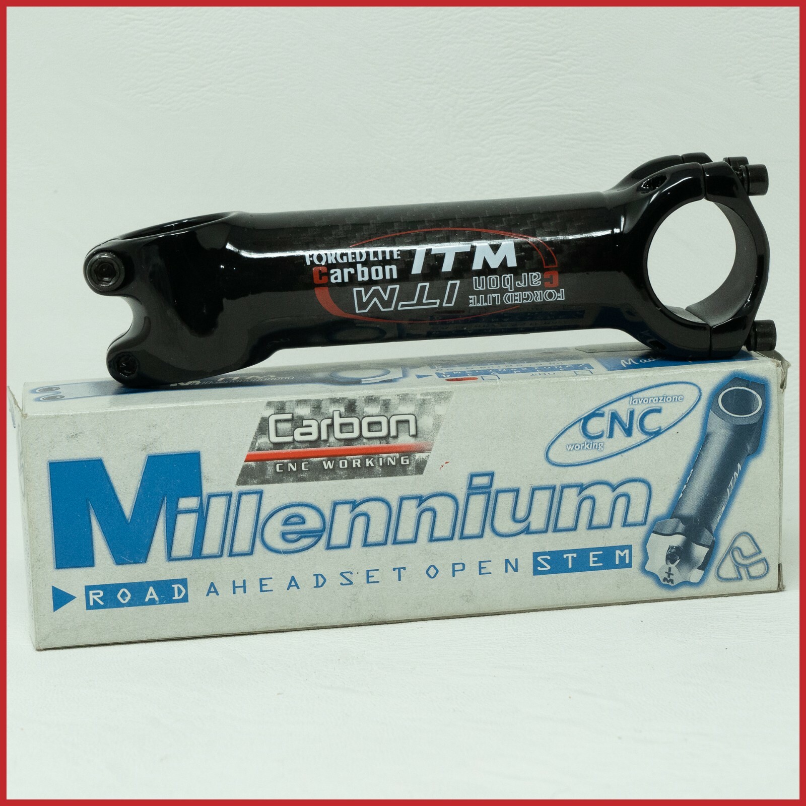 NOS ITM FORGED LITE MILLENNIUM CARBON AHEAD STEM 130 1 1/8