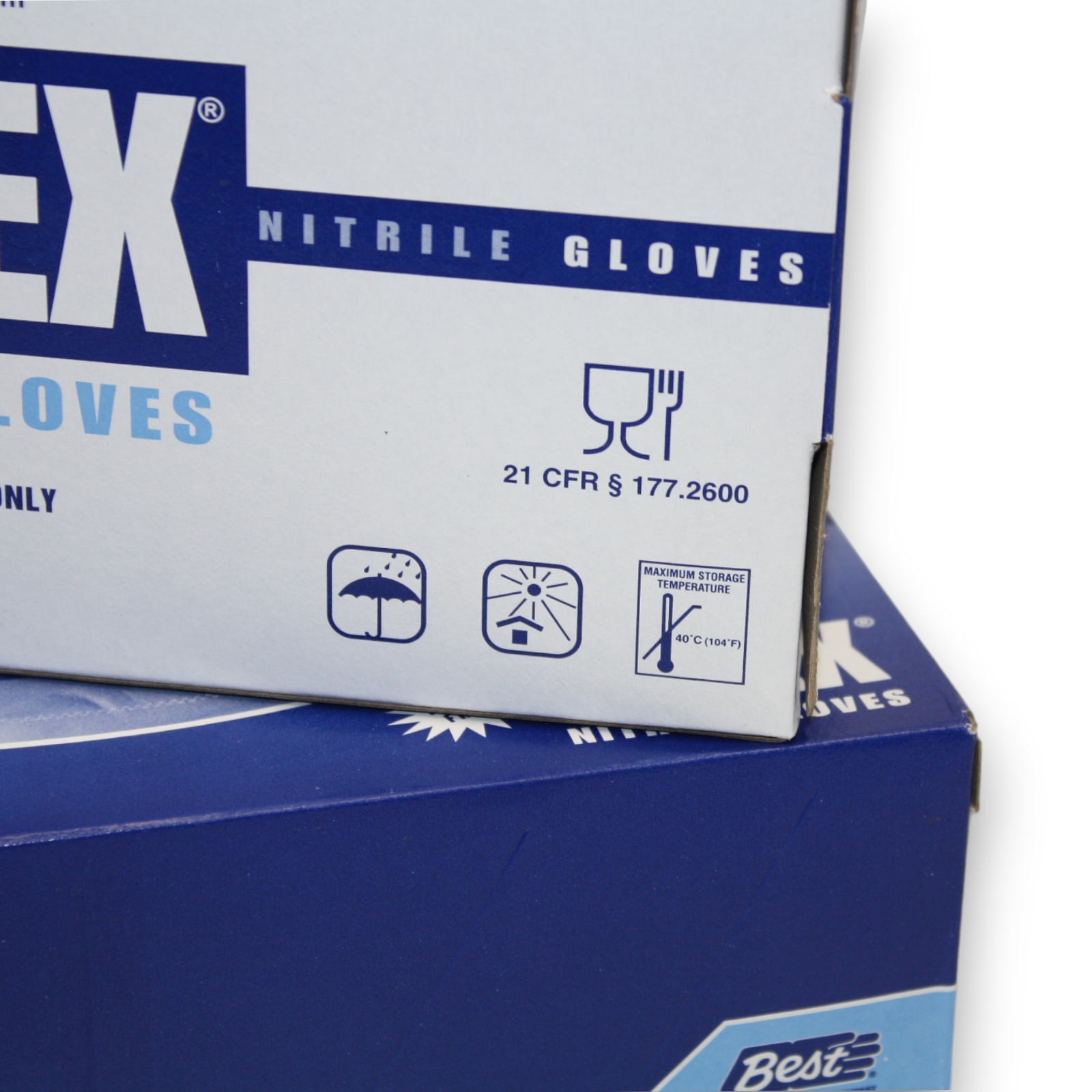 200 Gloves Latex Free Nitrile Large Size 8-9 4 mil Showa N-Dex