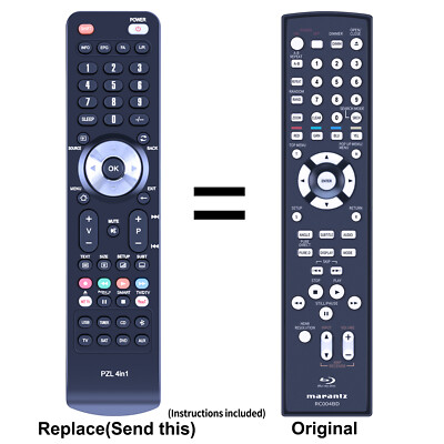 RC004BD Replace Remote Control For Marantz Blu-Ray Player BD5004 BD7004 BD8004