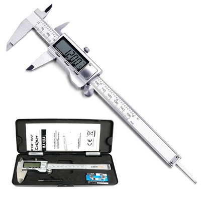 Digital Caliper Measuring Tool Stainless Steel Vernier Caliper Digital Microm...