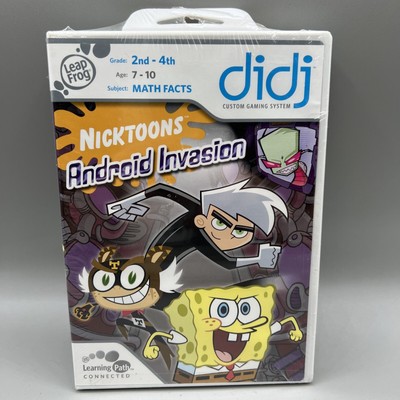 NEW didj Leap Frog Custom Gaming System Nicktoons Android Invasion Sealed