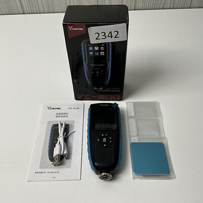 Car Coating Thickness Gauge,Digital Paint Tester w/ Fe/NFe Probe VDIAGTOOL VC300