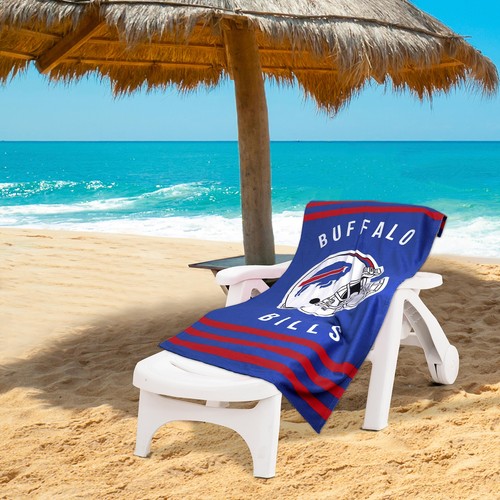 Пляжное полотенце в полоску Northwest NFL Buffalo Bills, 30 x 60