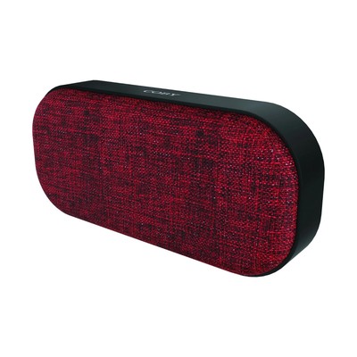 Coby Wireless Speaker Bluetooth Red 7 Hr Play Time. Rectangle w/round corners