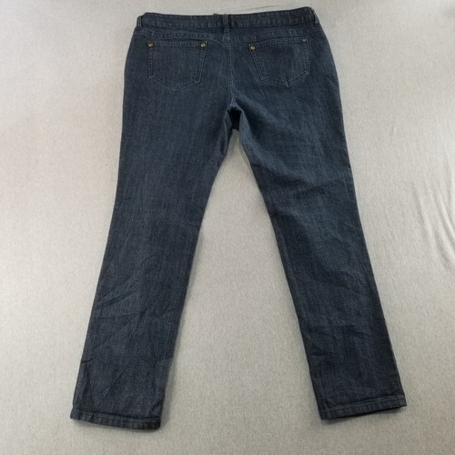 Liverpool Jeans Women's Size 12/31 Blue Dark Wash Sienna Pull On Legging