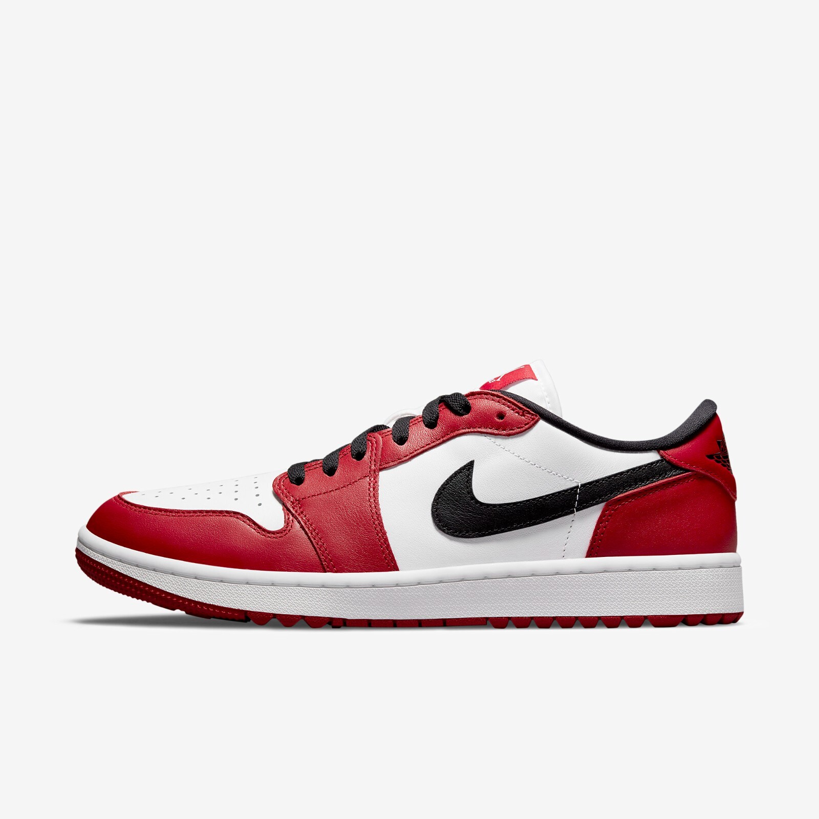 

Мужские кроссовки Jordan 1 Low Golf Chicago DD9315-600, Varsity red/black-white, Jordan 1 Low