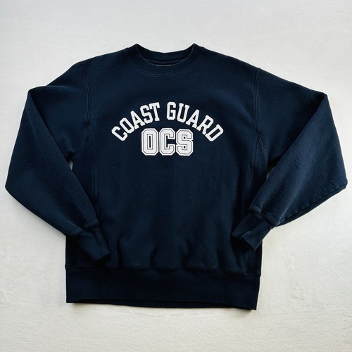 Champion Sweater Adult Medium Blue Reverse Weave Coast Guard