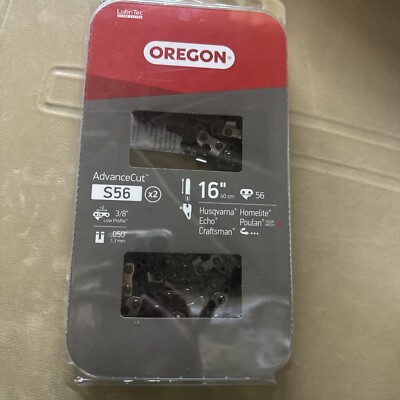 Oregon S56 16'' AdvanceCut Chainsaw Chain 2-pack Husqvarna