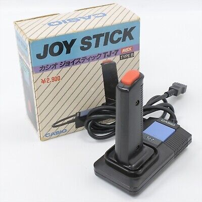 JOY STICK Controller Boxed TJ-7 Tested CASIO MSX Type B JAPAN Game Ref 2601