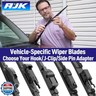 AJK Wiper Blades for Honda CR-V 2023 2024 2025, 2 Piece All Weather OEM Quality Automotive Replacement Windshield Wiper Blades for My Car