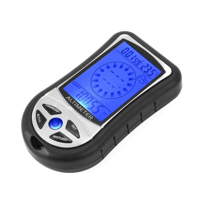 8-in-1 Multifunctional Electronic Altimeter Barometer LCD Digital  U3T2