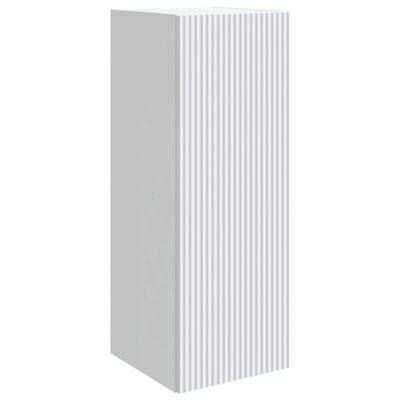 Wall-Mounted Cabinet White 33 x 34.5 x 90 cm Engineered Wood