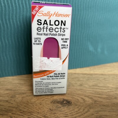 Real Nail Polish Strips Sally Hansen Salon Effects  Violet Night Complete