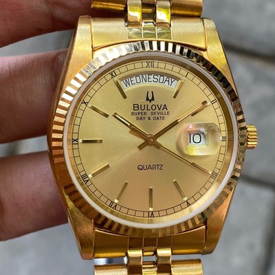 Bulova day date president hot sale
