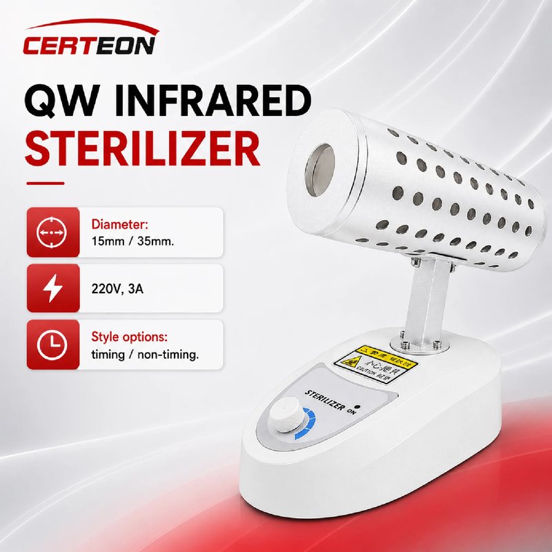 Infrared High Temperature Sterilizer Loop Sterilizer for Microbiology Lab Biosaf