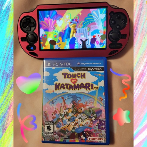 NEW Red/Pink PS Vita Plastic & Aluminum Shell Case for