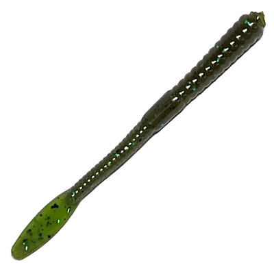 4  30ct Kiwi Color Morph Beaver Tail worm bait bass fishing Drop Shot Ned Rig