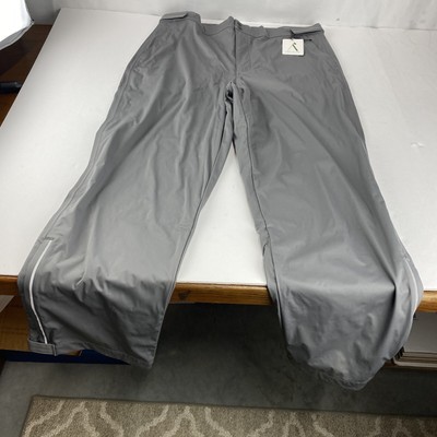 Above the Links Mens XL Gunmetal Gray Adjustable Weatherproof Golf Pants NWT
