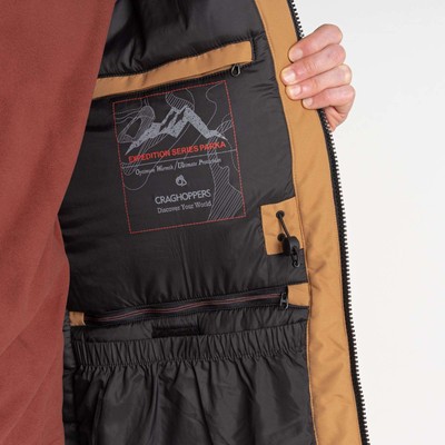 CRAGHOPPERS CRAGHOPPERS MENS BISHORN III WARM WINTER WATERPROOF HOODED PARKA JACKET COAT