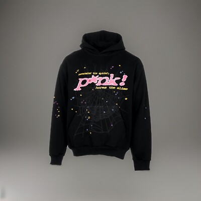 SP5DR BLACK P*NK HOODIE