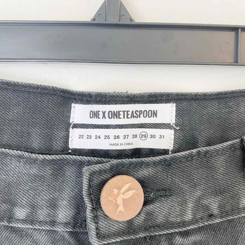 Шорты NWT One Teaspoon Black Rollers 