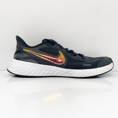 

Nike Boys Revolution 5 Power CW3263-001 Черные кроссовки для бега, размер 3,5 года, Черный, Revolution 5 Power