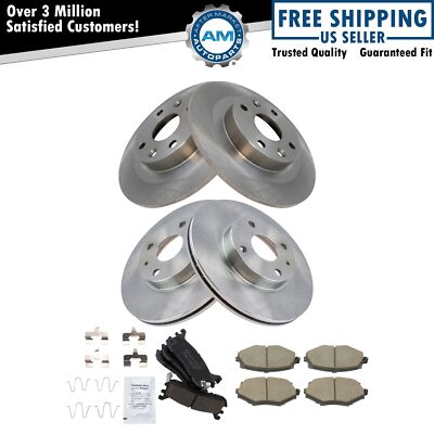 Front & Rear Premium Posi Ceramic Brake Pads & Rotor Kit for 94-05 Mazda Miata
