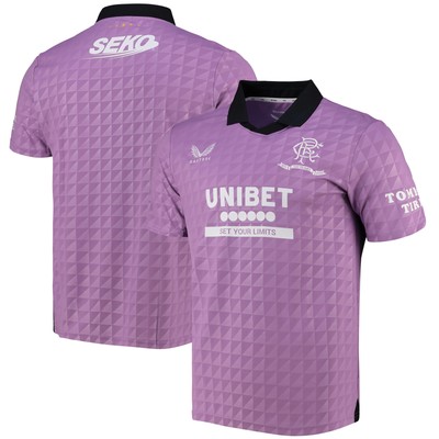 FANATICS GLASGOW RANGERS FOOTBALL SHIRT THIRD 2021-22 T-SHIRT TEE SHORT SLEEVE MENS