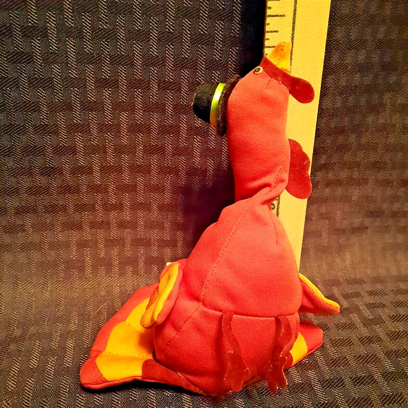 Vintage Russ Berrie Oddity Turkey Beanie Thanksgiving Flawed Tag Wacky