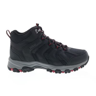 

Мужские черные кожаные походные ботинки Skechers Relaxed Fit Selmen Relodge 204076, Черный, Skechers Relaxed Fit Selmen Relodge