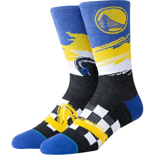 [M548C19WAR-BLK] Мужские носки Stance NBA Golden State Warriors Wave Racer