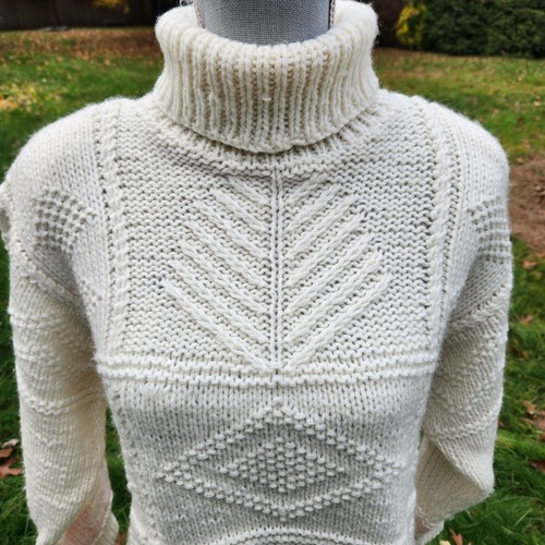 トップス EU vintage white color technical knit EU vintage white color technical knit