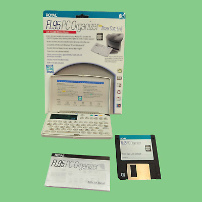 NEW Open Box Royal FL95 PC Organizer 8kb RoyalGlo Display Vintage