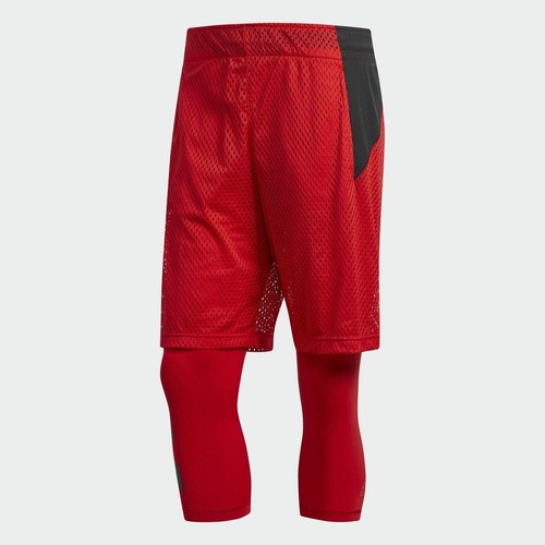 

[CE6967] Мужские шорты Adidas Accelerate 2/1 - красный