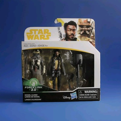 Star Wars Force Link 2.0 Lando Calrissian & Kessel Guard 3.75'' Figures (B1)